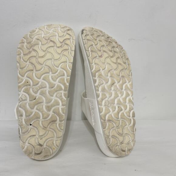 Birkenstock White Gizeh Eva Thong Sandals Size 5 - Picture 9 of 9